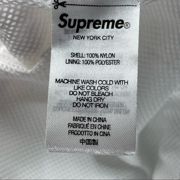 Supreme AOI Track Jacket White & Pink Color Mens XXL Size Glow in the Dark - Picture 8 of 11